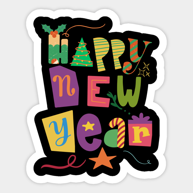 NEW YEAR'S EVE Sticker by Sharing Love